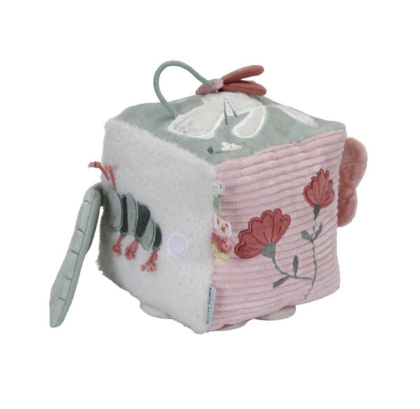 Pehme tegevuskuubik ´Flowers & Butterflies´ LD8709 - Image 2