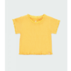 Tüdrukute sooniline T-särk kollane