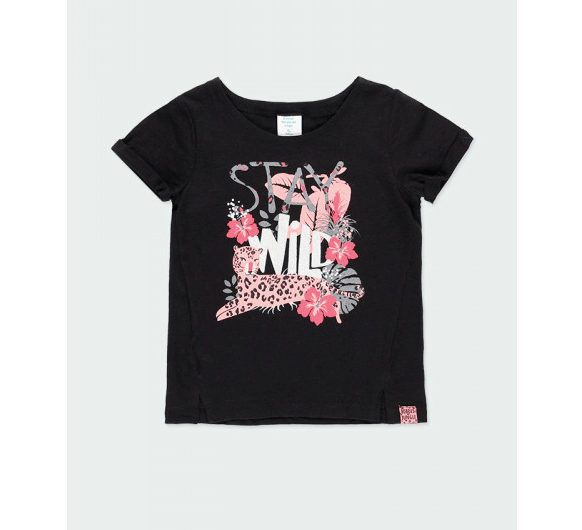 Tüdrukute T-särk "Stay wild" Boboli