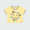 Tüdrukute T-särk Smile kollane Boboli