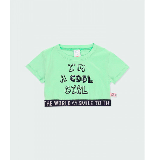 Tüdrukute roheline särk "Cool girl" Boboli
