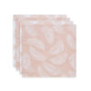 Puhastuslapid 4tk roosa/valge 70x70cm Jollein