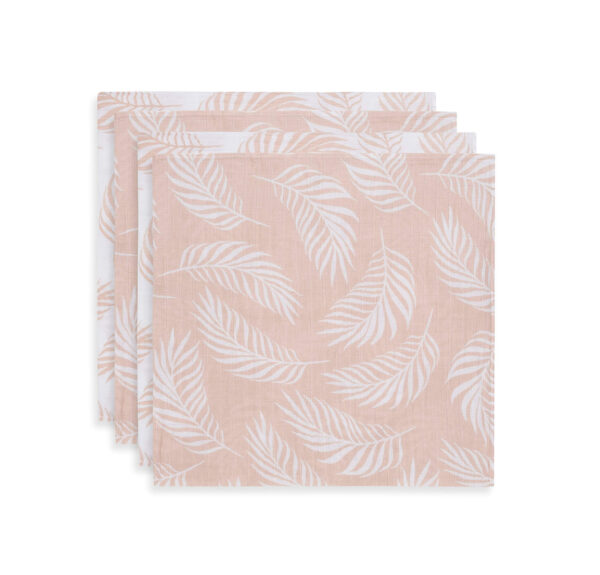 Puhastuslapid 4tk roosa/valge 70x70cm Jollein