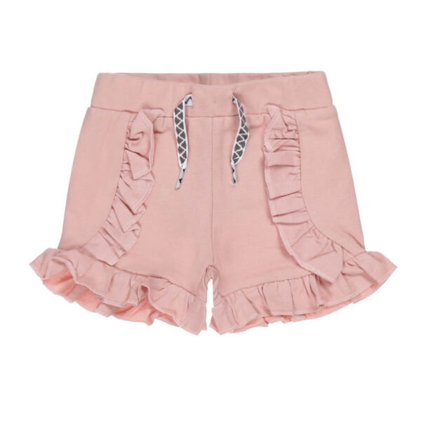 Lühikesed püksid satsidega roosa Dirkje