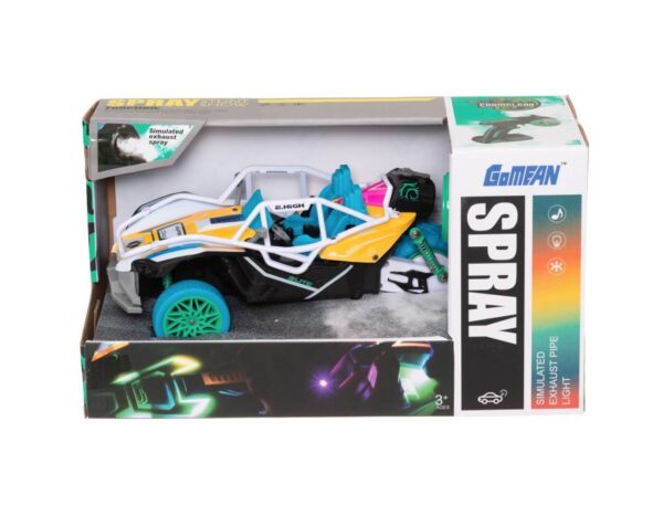 R/C trikiauto tulede, helide ja spreiga 615666