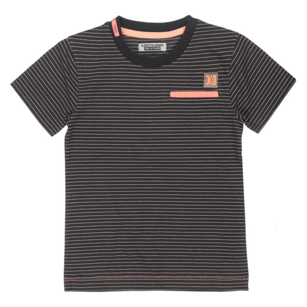 T-särk triibuline tume DJ Dutchjeans