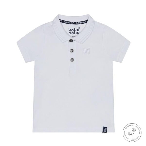 Puuvillane polo särk valge Koko Noko