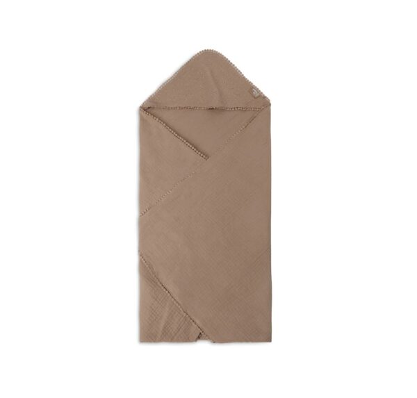 Vannirätik pitsiga pruun 75x75cm Jollein - Image 3