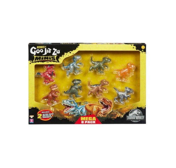 Goo Jit Zu minis komplekt 8tk Jurassic World