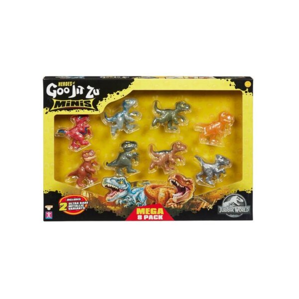 Goo Jit Zu minis komplekt 8tk Jurassic World