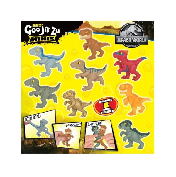 Goo Jit Zu minis komplekt 8tk Jurassic World