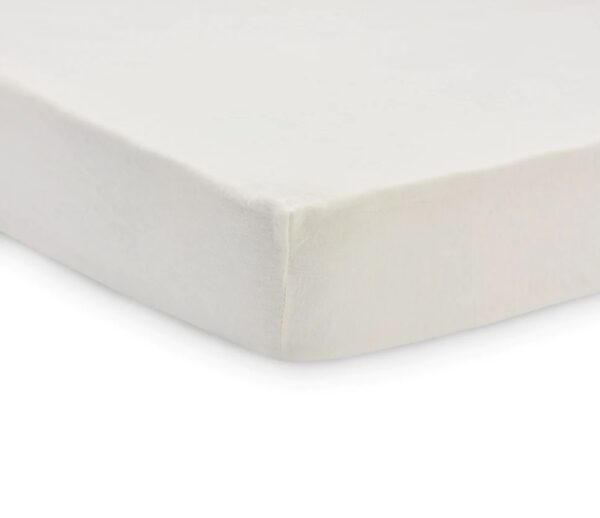 Kummiga voodilina Jersey Ivory 60x120cm Jollein - Image 3