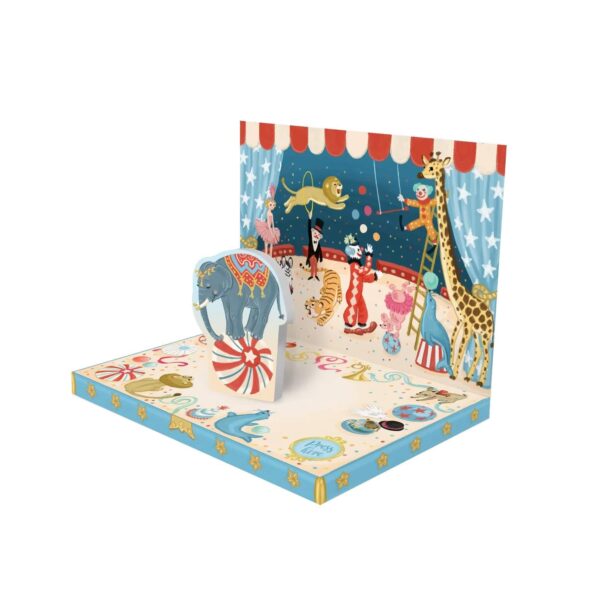 Muusikaga kaart Tsirkus Music Box