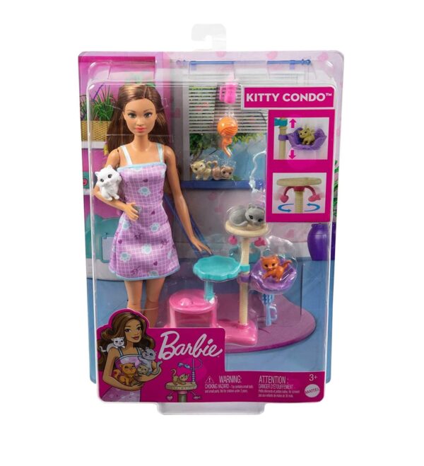 Barbie nukk kiisudega