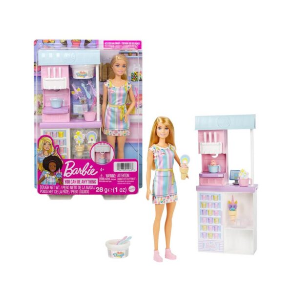 Barbie nukk ja jäätisepood