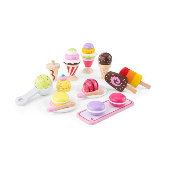Puidust jäätisekomplekt 10630