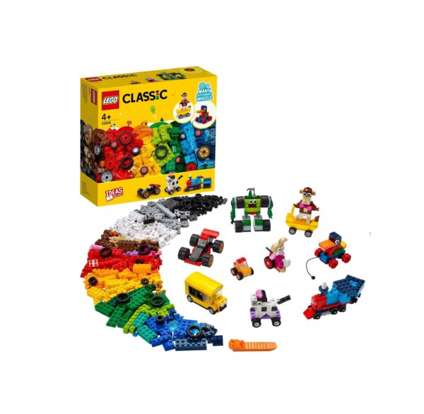 LEGO Classic klotsid ja rattad 11014