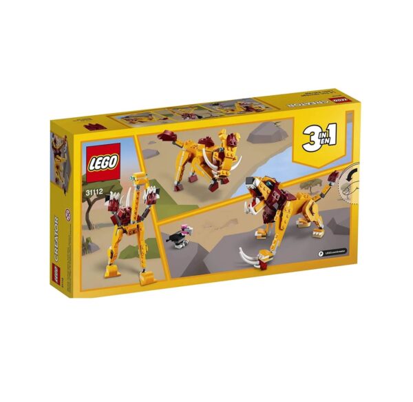 LEGO Creator 3in1 Metsik lõvi 31112 - Image 2
