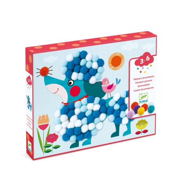 Meisterdamiskomplekt plüüspallidega 'Koerad' DJ09867