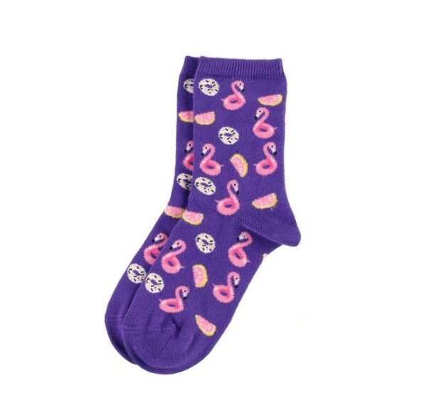 Värvilised sokid flamingodega
