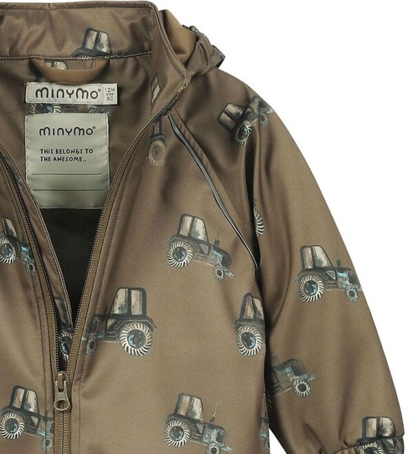Softshell kombinesoon traktorid pruun Minymo - Image 3