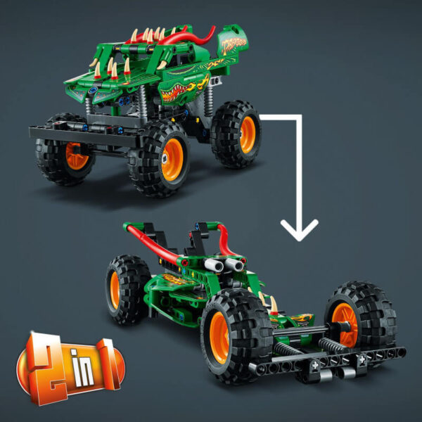 LEGO Technic tagasitõmmatav Dragon 42149 - Image 2