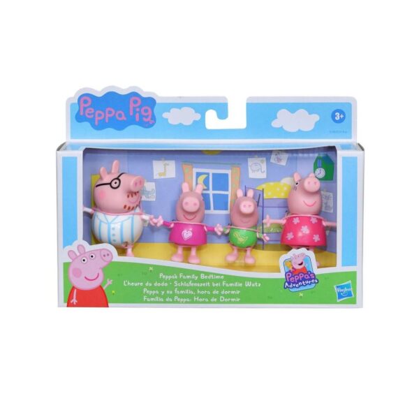 Peppa perekond pidzaamades- figuurid