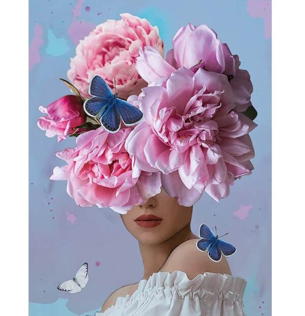 Diamond Painting 50x65cm Pojengid