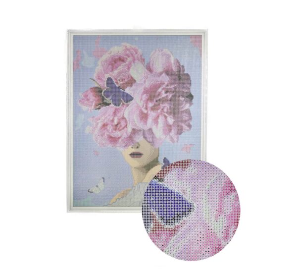 Diamond Painting 50x65cm Pojengid - Image 2