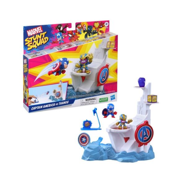 Marvel Stunt Squad- Captain America VS Thanos