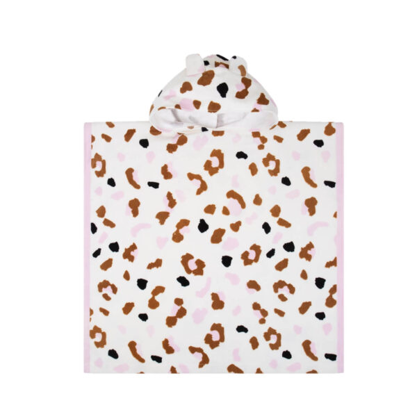 Rannarätik kapuutsiga 65x65cm Leopard