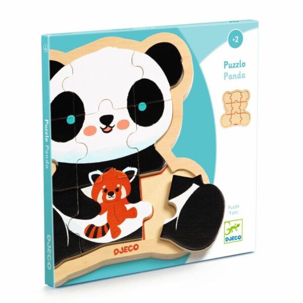 Puidust pusle Panda 9tk DJ01821 - Image 2