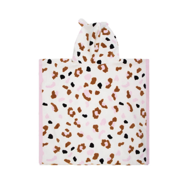Rannarätik kapuutsiga 65x65cm Leopard - Image 2