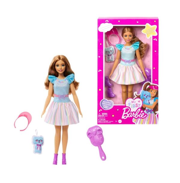 My First Barbie brünett nukk