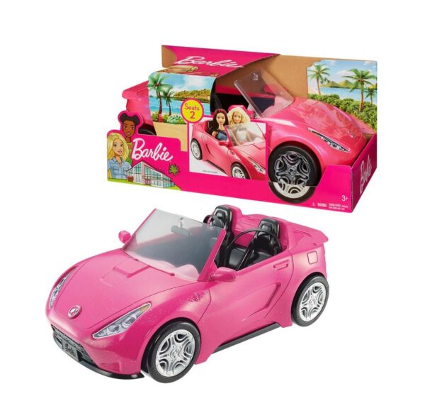 Barbie roosa sädelev auto