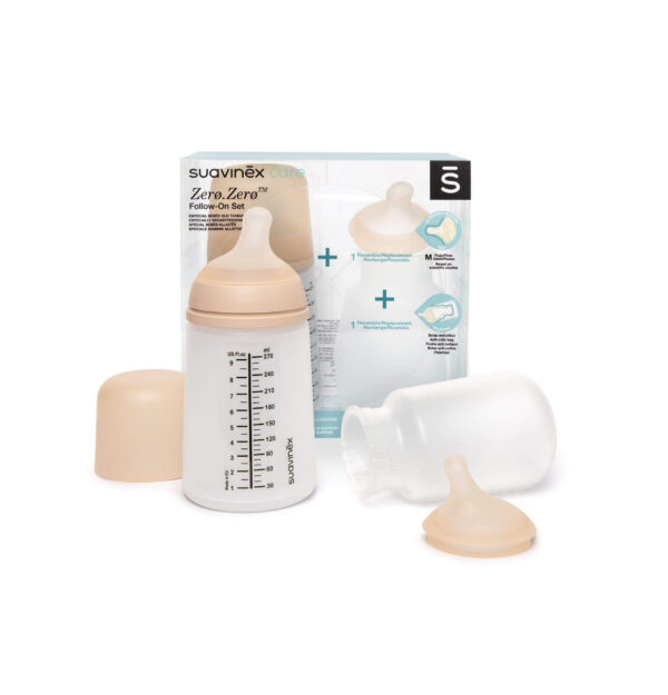 Suavinex lutipudelite komplekt Zero.Zero 270ml 3+ kuud keskmine vool