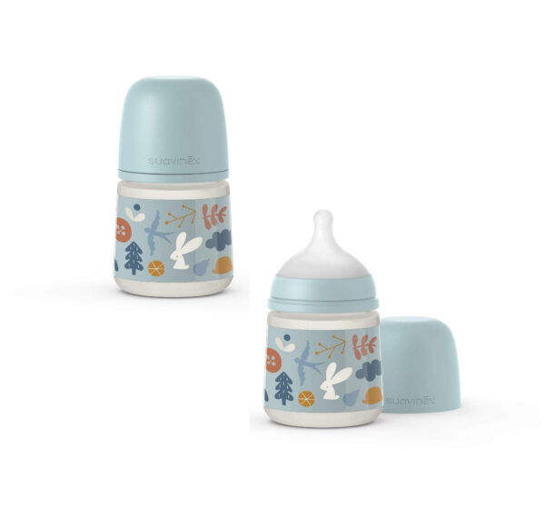 Suavinex lutipudel 150ml Forest sinine aeglane vool