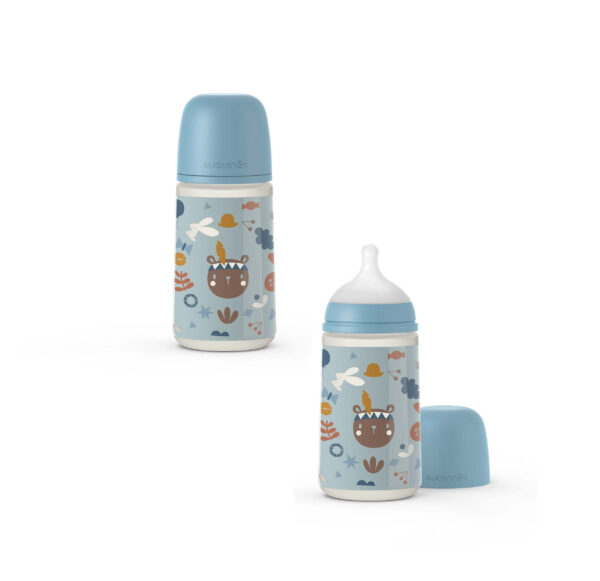 Suavinex lutipudel 270ml Forest sinine keskmine vool
