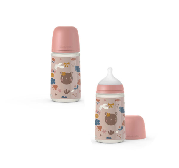 Suavinex lutipudel 270ml Forest roosa keskmine vool