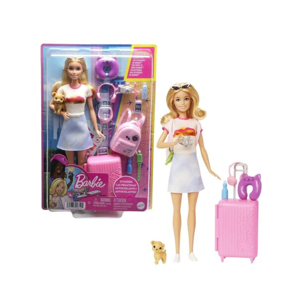 Barbie reisija aksessuaaridega