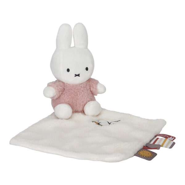 Little Dutch kaisulapp jänkuga Miffy Fluffy Pink - Image 2