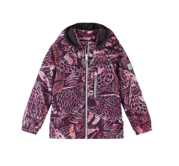 Softshell jope Vantti mustriga lilla Reima