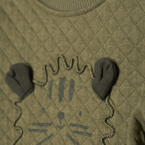Tepitud dressipluus roheline Minymo - Image 3