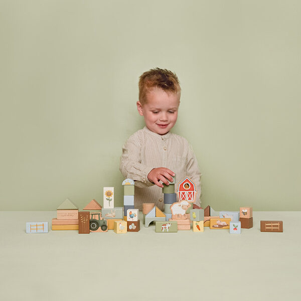 Puidust mänguklotsid `Little Farm` LD7145 - Image 3
