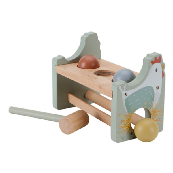 Haamripink veerevate pallidega Little Farm LD7146