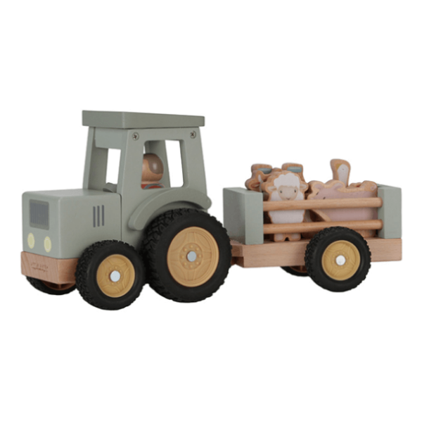 Puidust traktor treileriga LD7149 - Image 3
