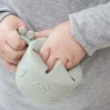 roheline silikonist snäkitops lastele
