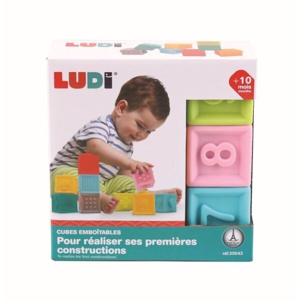 Ludi kummist mänguklotsid beebidele