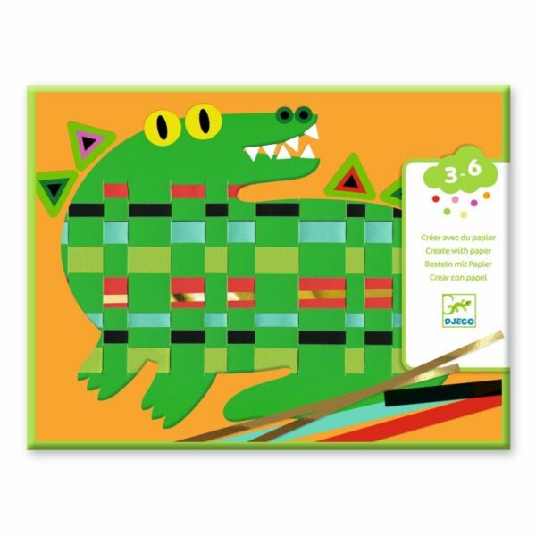 Djeco paberribadest meisterdatav loomade komplekt