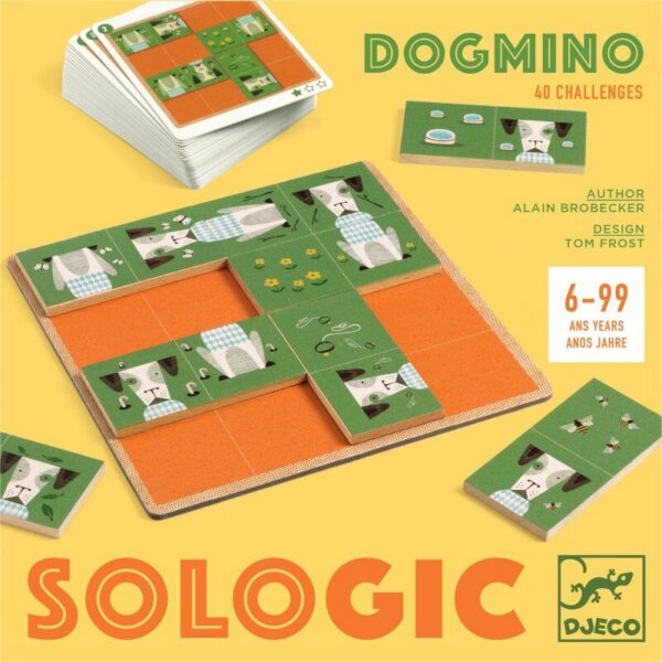 Djeco õppemäng loogikamäng koera doomino